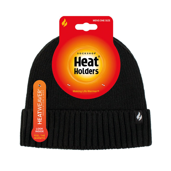 Gorro con puños Turnover para hombre - NEGRO
