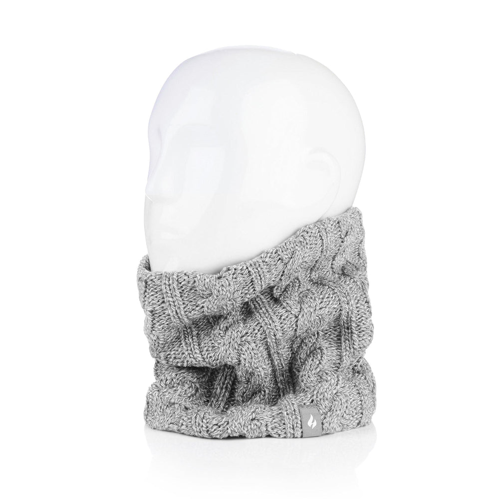 Calentador de cuello Marlow para mujer - Gris claro