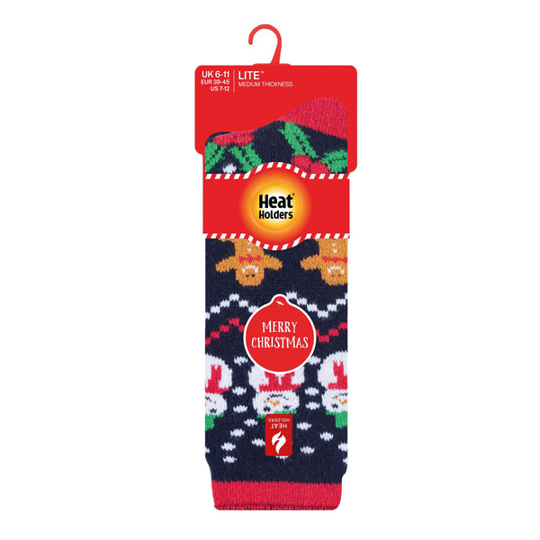 Chaussettes de Noël Lite pour hommes - Plaisir festif