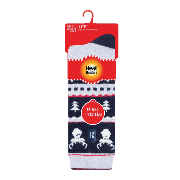 Chaussettes de Noël Lite pour hommes - Cerf