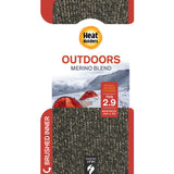 Calcetines largos de mezcla de lana merino Original Outdoors para hombre - Caqui