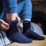 Chaussettes thermiques originales pour hommes - Marine