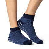 Herren Original Kolax Knöchel-Slipper-Socken – Marineblau und Denim