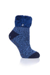 KIDS Lounge Twist Chaussettes avec haut confortable en plumes - Bleu marine