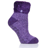 KIDS Lounge Twist Chaussettes avec haut confortable en plumes - Violet
