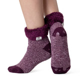 Original Ara Lounge-Socken für Damen mit bequemem Turnover-Federoberteil – Cabernet