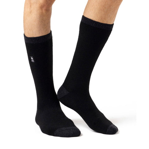 Chaussettes à talon et orteils Lite Amsterdam pour hommes - Noir et charbon de bois