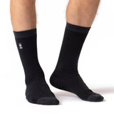 Calcetines de talón y punta Budapest Ultra Lite para hombre - Negro