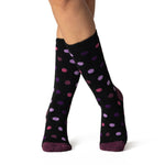 Calcetines Lite Jasmine para mujer - Lunares morados