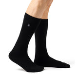 Calcetines lisos Lite Dunlin para hombre - Negro