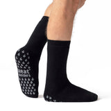 Chaussettes IOMI Dual Layer Raynaud's Slipper pour hommes - Noir