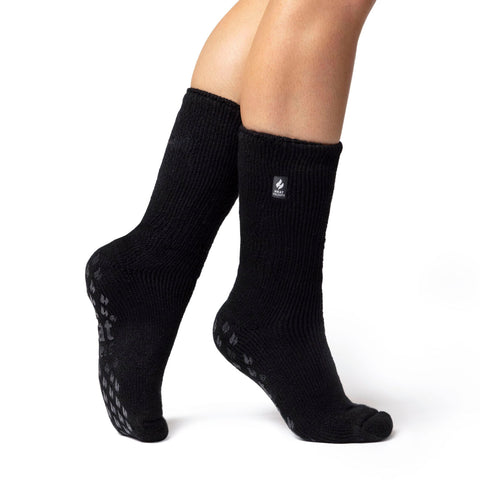 Chaussettes thermiques originales pour femmes - Noir