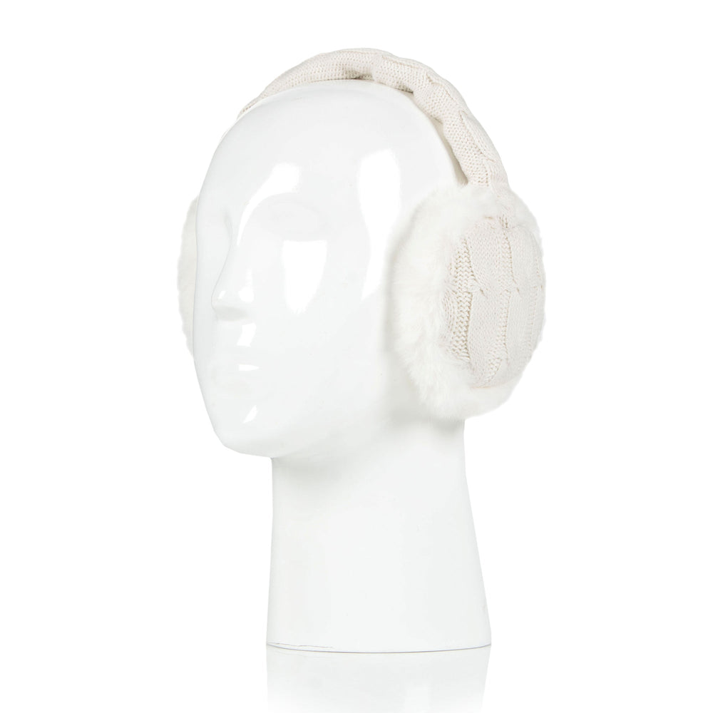 Cache-oreilles pliants réglables pour dames - Crème