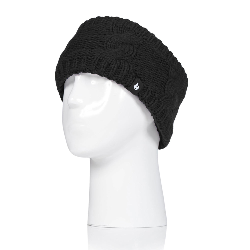 Damen Alta Thermo-Stirnband – Schwarz