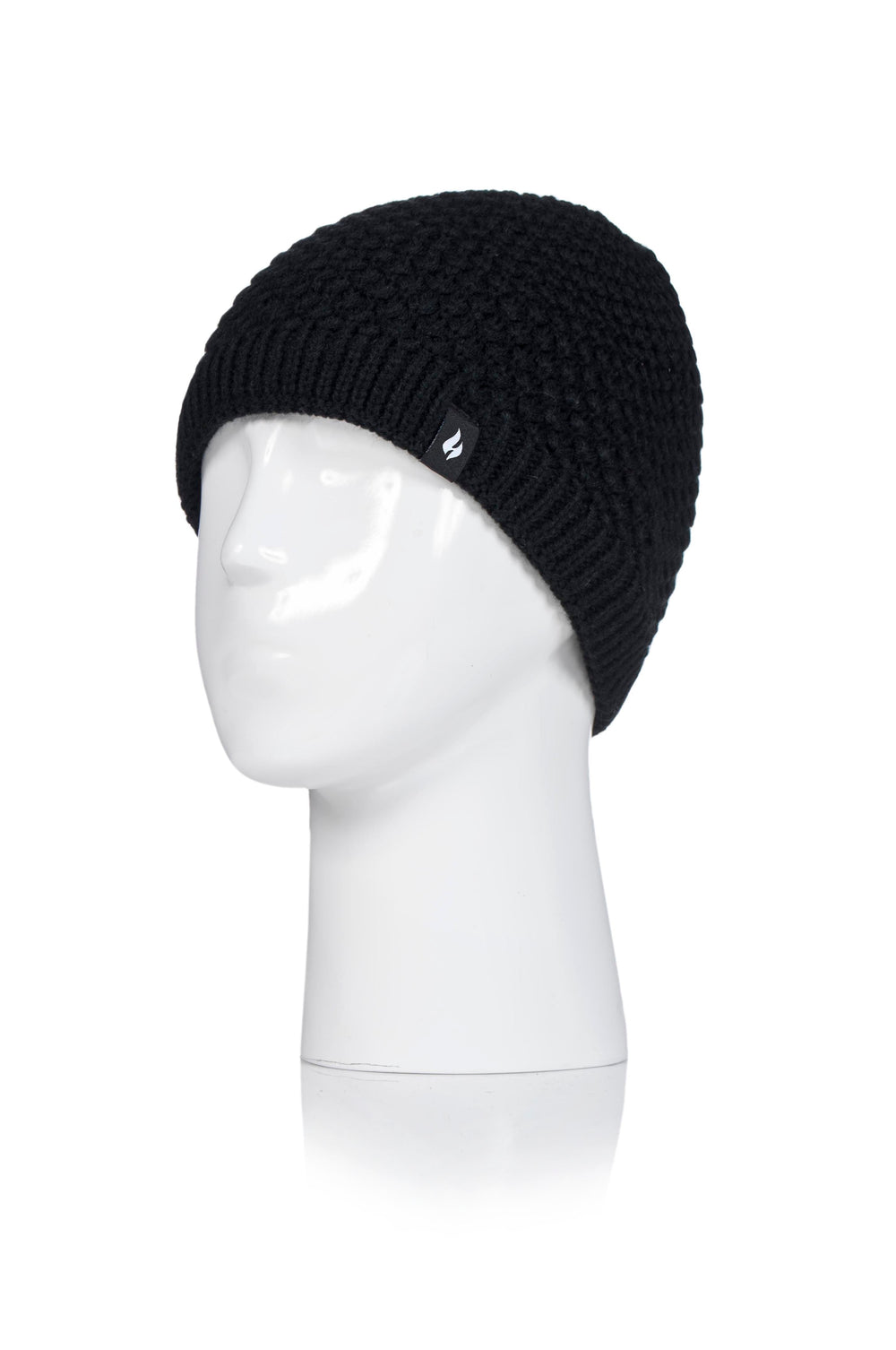 Cappello lavorato a maglia Nora da donna - Nero
