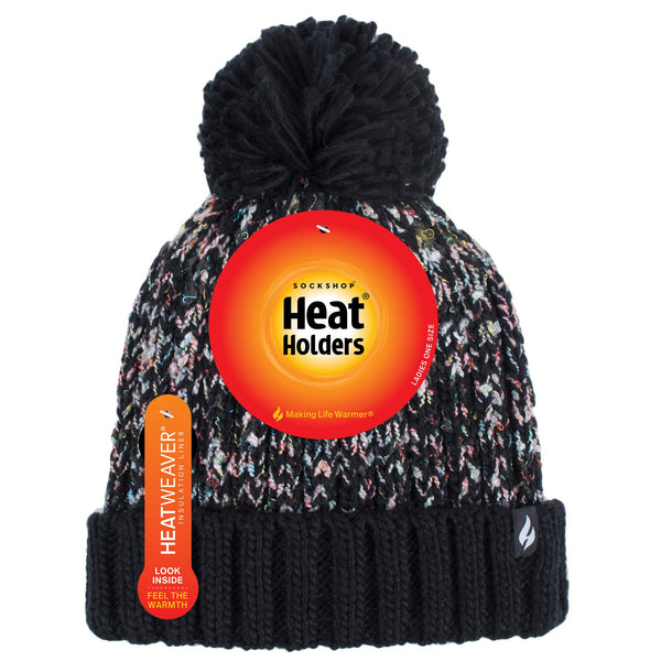 Cappello Eidda Pom Pom da donna - Nero