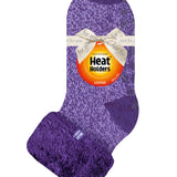 KIDS Lounge Twist Chaussettes avec haut confortable en plumes - Violet