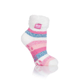 Original Harrogate Lounge-Socken für Damen mit Turnover-Federoberteil