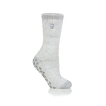 Original Florence Slipper-Socken für Damen – Silber und Grau