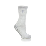 Calcetines tipo pantuflas Florence Original para mujer - Plateado y gris