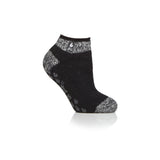 Damen Original Pisa Knöchel-Slipper-Socken – Schwarz