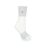 Damen Original Catania Mittelstreifensocken – Elfenbein und Silber