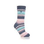 Damen Original Palma Multi Stripe Socken – Denim