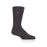 Chaussettes thermiques originales pour hommes - Charcoal Twist