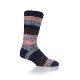 Chaussettes originales à rayures torsadées Oundle Block pour hommes