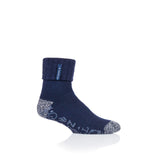 Mens Original Whitaker Lounge Socks with Rib Top - Navy