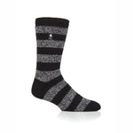 Herren Original Palermo Chunky Stripe Socken – Schwarz und Anthrazit