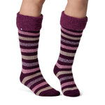 Calcetines originales para botas de agua para mujer - Cabernet Stripe