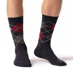 Calcetines Ultra Lite Caracas Argyle para hombre - Carbón