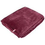 Luxury Fleece Thermal Blanket/Throw 180cm x 200cm - Cherry