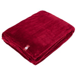 Luxury Fleece Thermal Blanket/Throw 180cm x 200cm - Cranberry