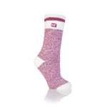 Calcetines Scafell Twist originales para mujer - Crema y baya