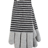 Guantes térmicos Oslo para mujer - Nube gris y negro