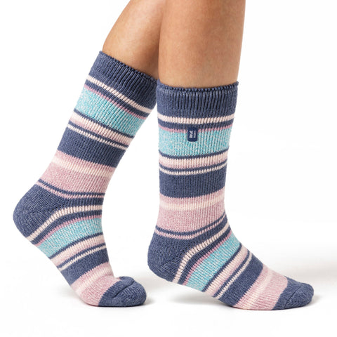 Chaussettes Original Palma Multi Stripe pour Femme - Denim