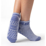 Ladies Original Pisa Ankle Slipper Socks - Denim