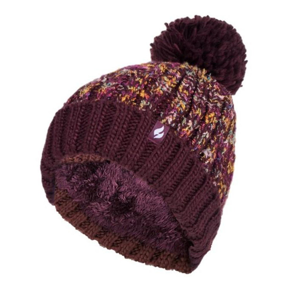 Cappello da donna Eidda Pom Pom - Vino