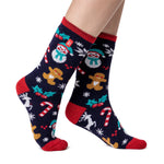 Chaussettes de Noël Lite pour dames - Plaisir festif