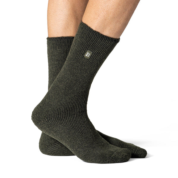 Herren Original Finch Thermosocken – Forest Green Twist