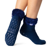 Chaussettes Headington Lounge originales pour dames avec dessus en plumes