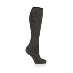 Chaussettes longues en laine mérinos Original Outdoors pour femmes - Noir