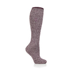 Chaussettes longues en laine mérinos Original Outdoors pour femmes - Vin