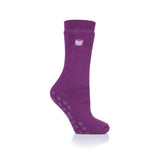 Damen IOMI Dual Layer Raynaud's Slipper Socken – Violett