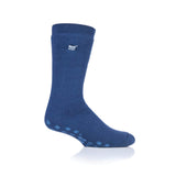 Chaussettes pantoufles Raynaud's double couche IOMI pour hommes - Bleu profond