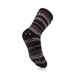 Herren IOMI Dual Layer Raynaud's Slipper Socken – Schwarz gestreift