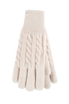 Guantes térmicos Willow para mujer - Crema