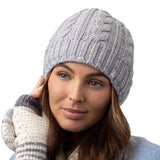 Cappello termico originale da donna - grigio chiaro